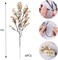 6pcs Champagne Baby’s Breath Artificial Flowers, Real Touch Faux Gypsophila Silk Bouquet, 21.7 Inch Fake Flowers for Wedding, Home, Office, Centerpieces & DIY Decor